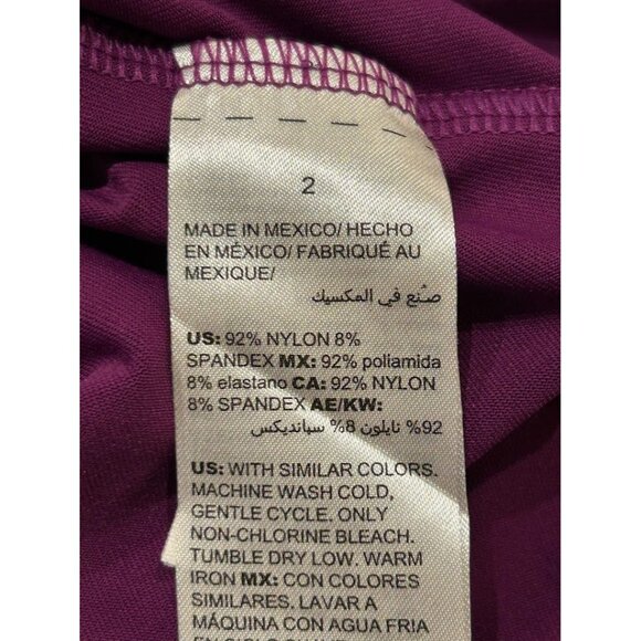 Chicos Womens‎ Purple Tank Top Size Large Shell Nylon/Spandex - Picture 5 of 5